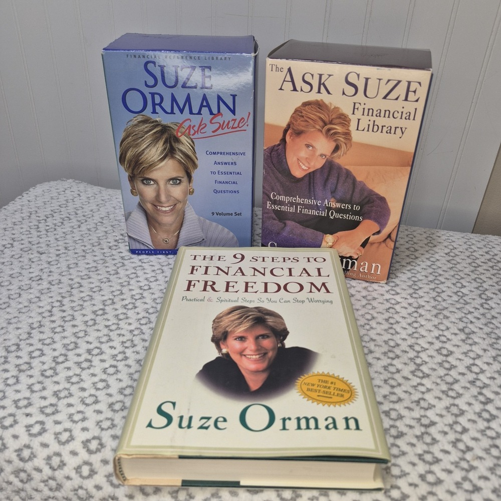 Suze Orman Book Lot. Suze Orman Ask Suze, The Ask Suze Financial Library Read